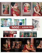 4000+ WEDDING ALBUM PSD