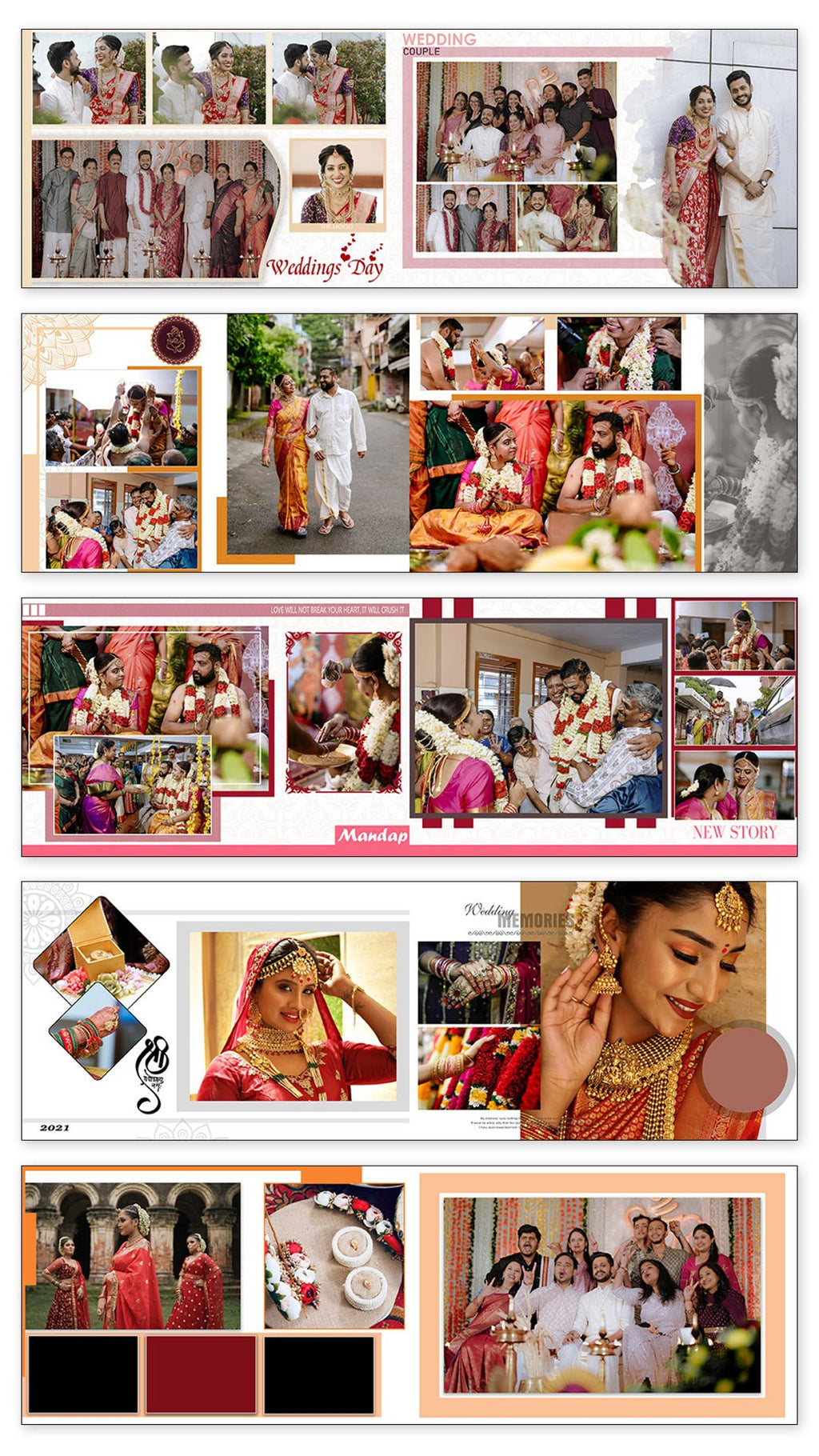 100+ Indian Wedding Album PSD Templates Pack