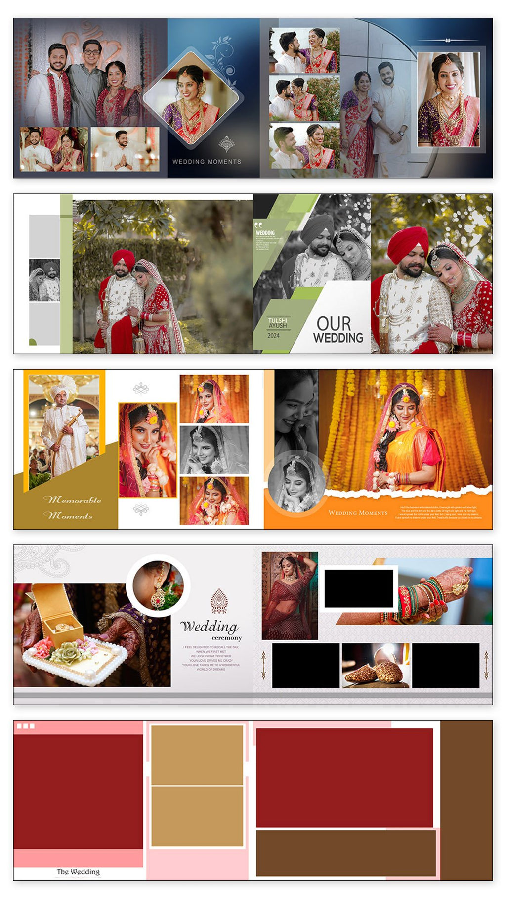 100+ Indian Wedding Album PSD Templates Pack